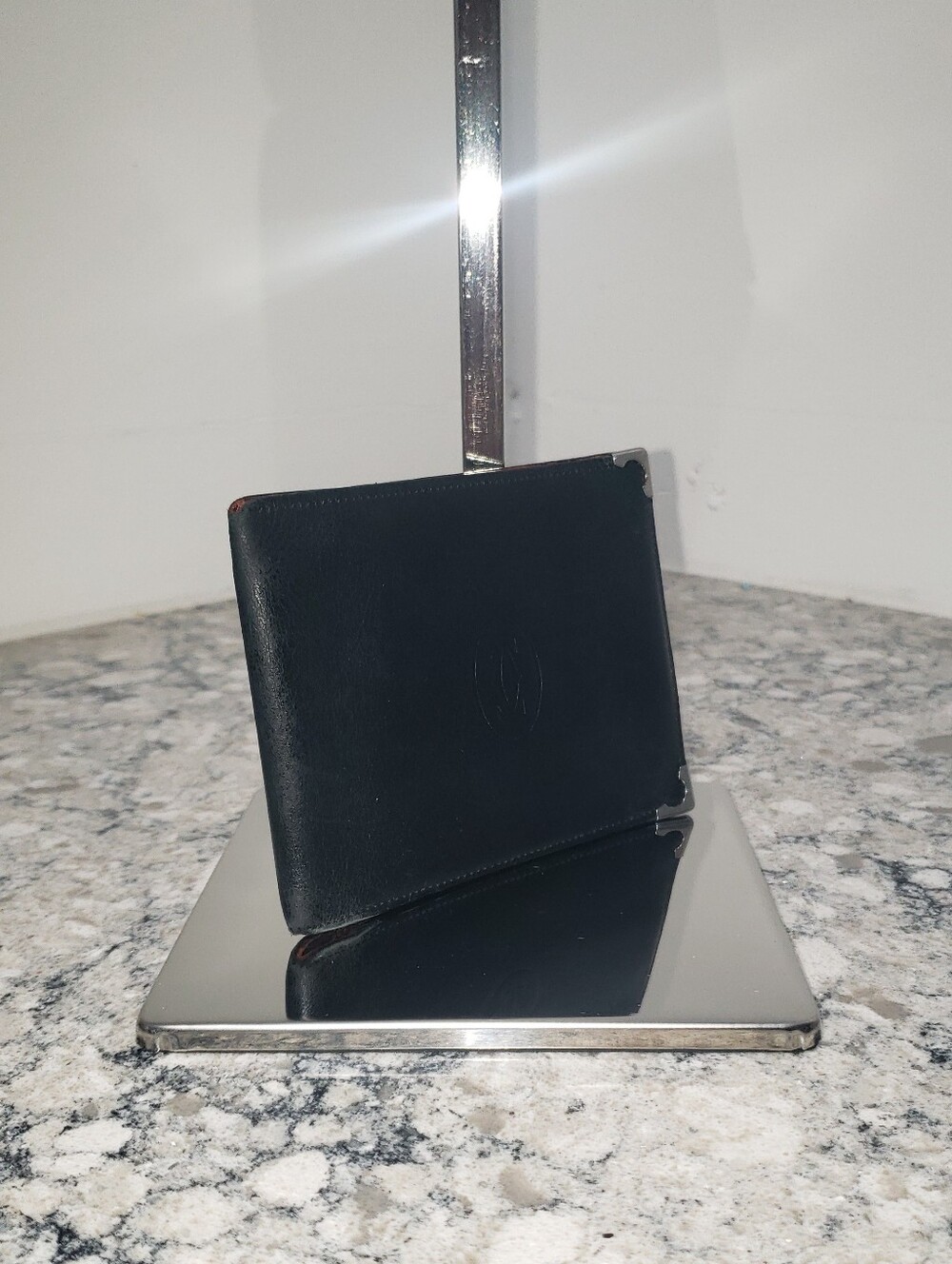 Cartier Must Black Calfskin Bifold Leather Wallet - Picture 2 of 11